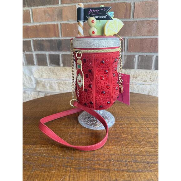 RARE Betsey Johnson Kitsch Bloody Mary Crossbody Bag NWT Limited Edition - As Is - Picture 3 of 12